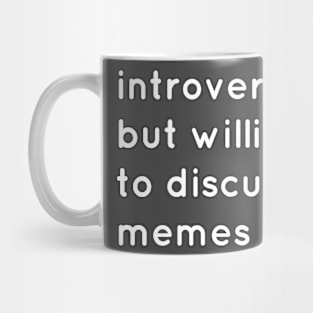 introverted memes Mug